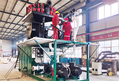 西安科迅（KOSUN）設計生產的黑犀牛系列一體化撬裝鉆井泥漿清潔器系統發往中亞-土庫曼斯坦國。