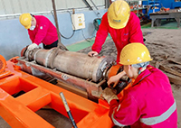 西安科迅（KOSUN）成功修復LW350x1550型臥式螺旋沉降卸料離心機，保障客戶工期連續性！